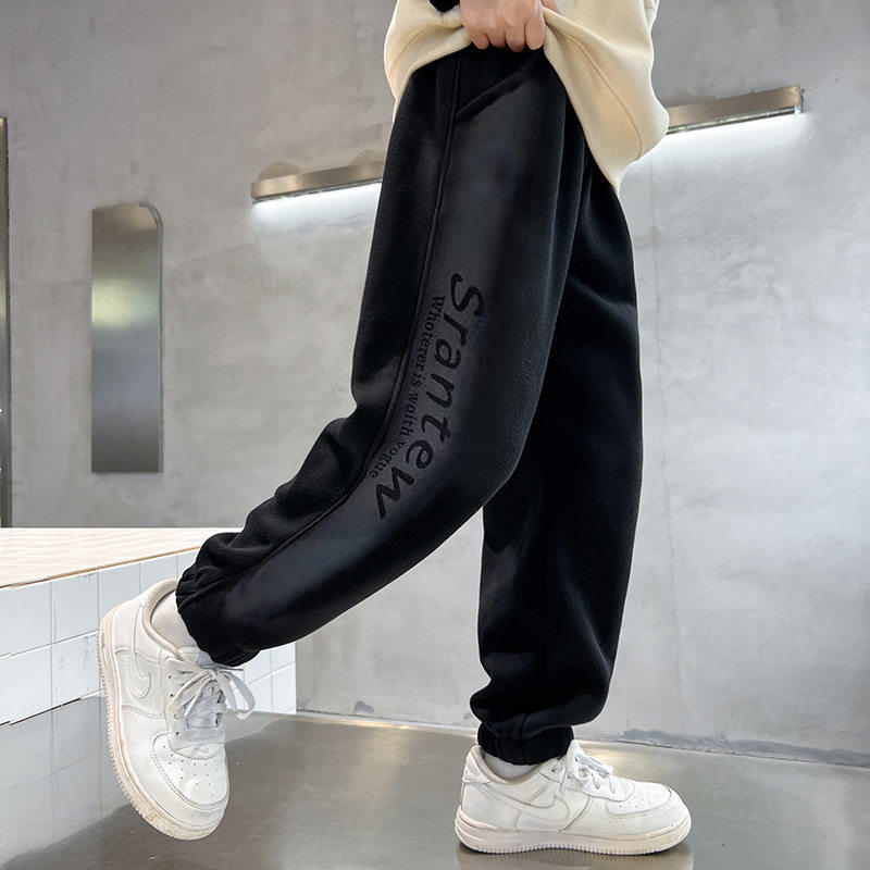 秋冬季运动裤男孩大童加绒加厚裤子学生束脚保暖舒适洋气百搭卫裤,童装/婴儿装/亲子装,运动裤卫裤,淘宝优惠券,粉丝福利购,淘宝优惠卷