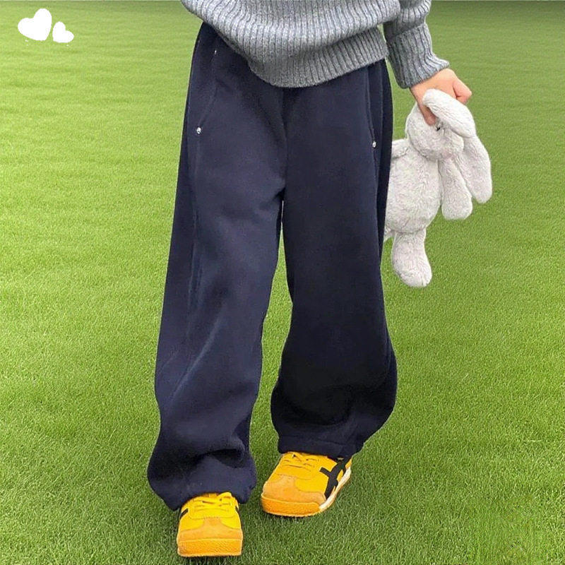 男童秋冬款裤子2025新款运动风卫裤中大童洋气弯刀裤阔腿裤薄绒,童装/婴儿装/亲子装,运动裤卫裤,淘宝优惠券,粉丝福利购,淘宝优惠卷