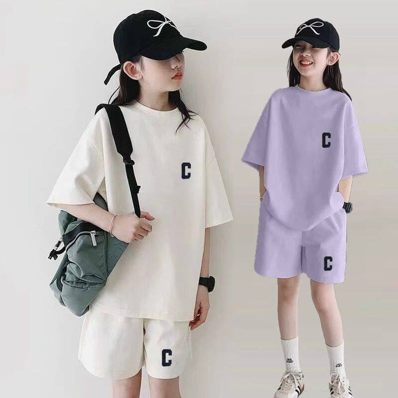 女童套装2026新款儿童洋气时髦春夏装大童衣服女孩休闲运动两件套