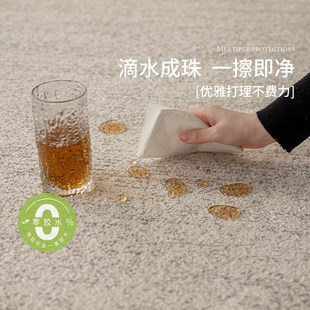 家用沙发茶几垫2025新款 素色无胶防水地毯客厅轻奢高级感极简日式