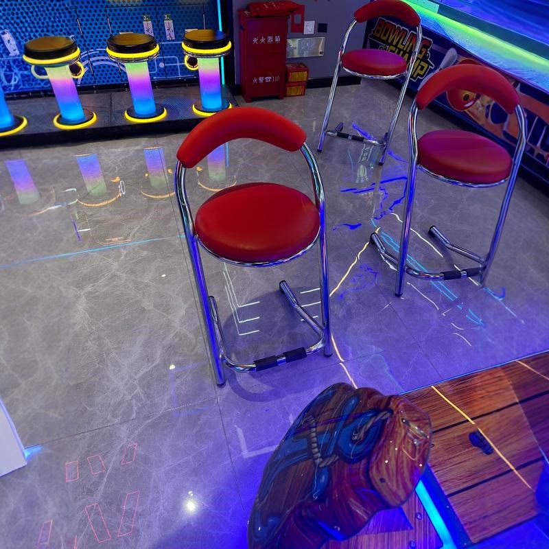 游戏机座椅电玩动漫城游乐场电竞不锈钢火锅儿童乐园吧台高脚凳子