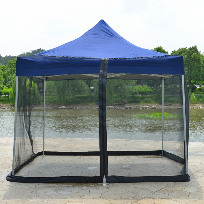 户外帐蓬遮阳伞网罩防蚊虫蚊帐网纱太阳伞中柱香蕉伞葡萄架网纱罩