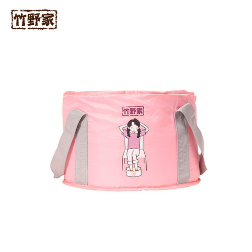便携式可折叠盆户外水盆旅行用品泡脚袋洗衣洗脸盆洗脚水桶尿布桶