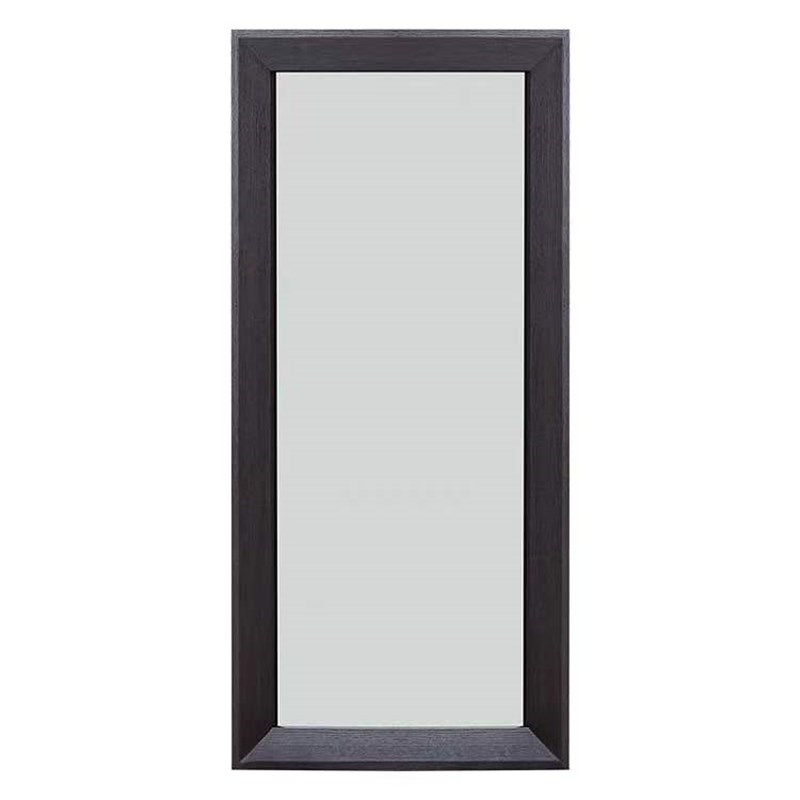 美式复古中古黑胡桃全身穿衣镜壁挂家用侘寂风落地靠墙试衣大镜子