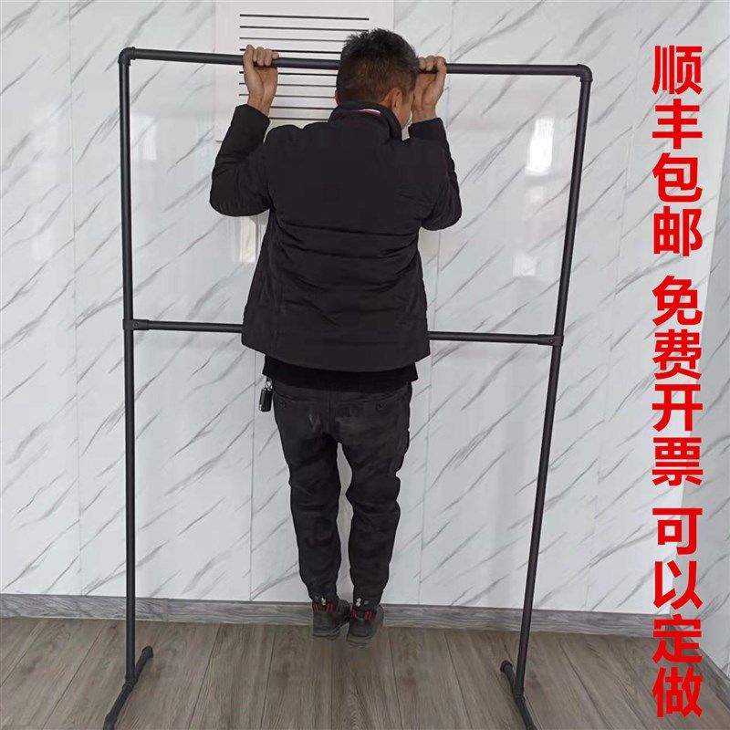 两层双层时装展示落地多层布料金属铁艺挂衣服装店定制加厚货架子