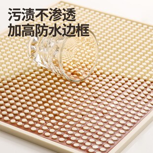 吧台沥水垫咖啡机餐垫隔热垫防烫垫子餐桌垫子家用防滑防震垫子