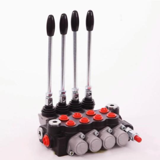 P40P80P120-2系列液压多路阀1到7联型号齐全手动换向阀