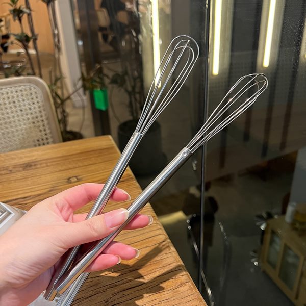 小玩意，大用处！出口304不锈钢家用小号打蛋器手动搅拌棒轻便搅