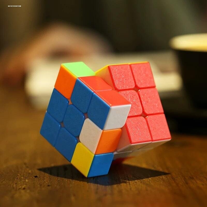 3阶三阶2二彩色魔方专业比赛初学图片