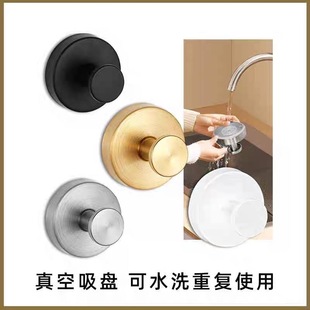 304不锈钢挂钩强力粘胶免打孔浴室厨房门后贴墙壁上无痕粘钩承重