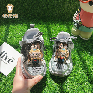 男童炸街痞帅老爹鞋2025年新款高级感儿童秋季运动鞋宝宝网面鞋子