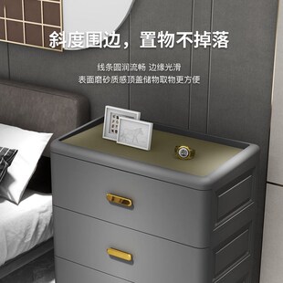 收纳柜家用玩具储物柜子卧室床头整理箱 70cm加厚多层置物柜抽屉式