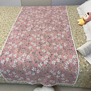 大尺寸双面纯棉床盖全棉学生宿舍家用床垫可机洗床单夹棉可铺沙发