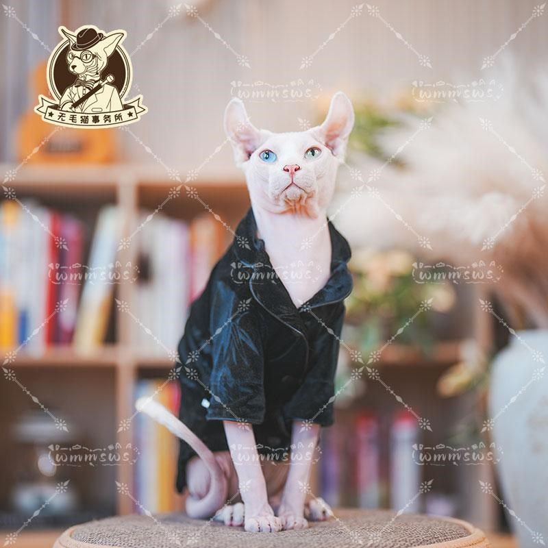 25年春季新款无毛猫德文宠物小猫咪丝绒保暖柔软长袖睡衣开衫外套,宠物/宠物食品及用品,猫宠物服装/雨衣（新）,淘宝优惠券,粉丝福利购,淘宝优惠卷