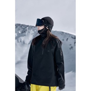 awka单板滑雪服女款2024新款卫衣防风防水外套上衣冬季男士3L