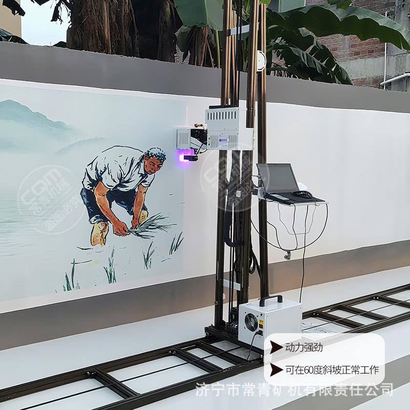 3d墙面打印机墙体彩绘打印机室内外智能立式3d墙体喷绘彩绘机厂家