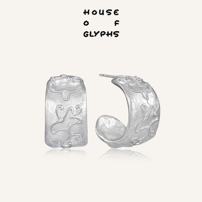 House of Glyphs符界HOG原创设计花美丽耳环