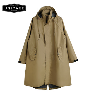 户外露营防水雨衣外套 时尚 电动车骑行雨披 风衣 UNICARE男女长款
