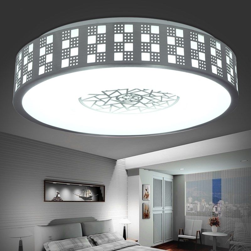 LED吸顶灯 宾馆卧室灯具现代简约圆形家装主材过道走廊阳台铝材灯,家装灯饰光源,客厅吸顶灯,淘宝优惠券,粉丝福利购,淘宝优惠卷