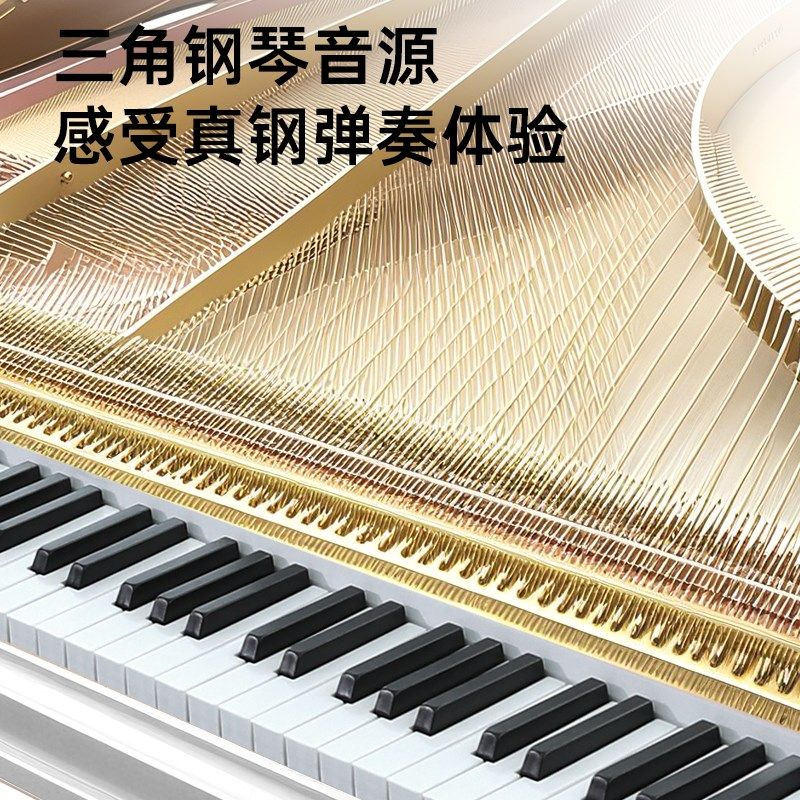 贝多辰可折叠力度键智能电子琴成人儿童幼师入门61键专业电子钢琴