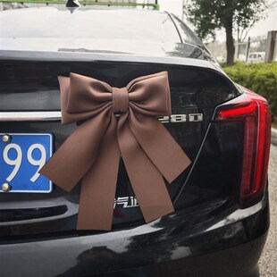 车外装饰汽车装饰蝴蝶结缤果外部车饰尾部挂件车尾汽车蝴蝶结装饰