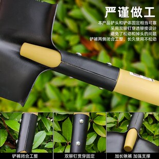 6411工厂209AX工兵铲纤维柄俄式铲户外便携式铲子钓鱼车载小钢锹