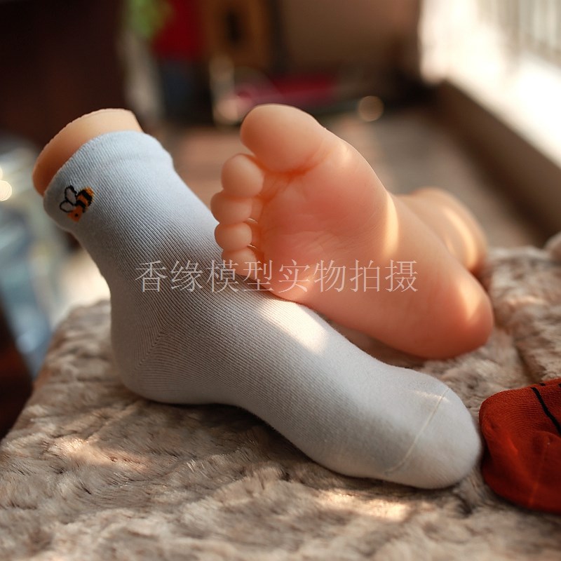 3301小脚丫假脚真人倒模美女小码脚仿真足模网店拍照丝袜H30码