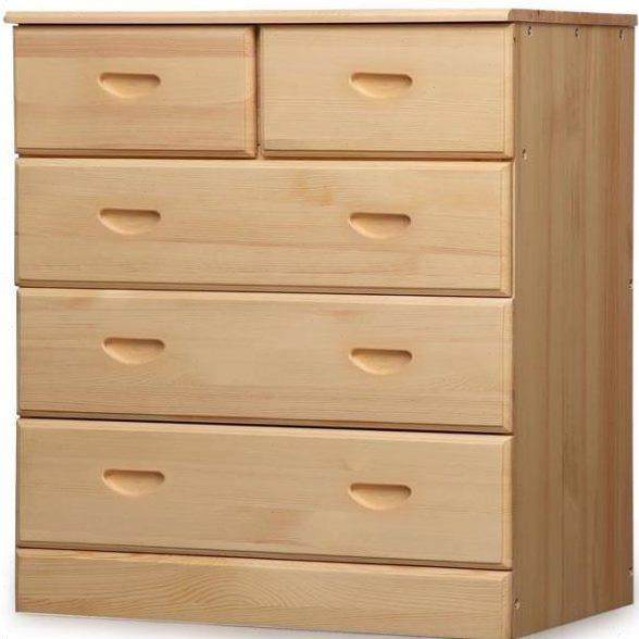 松木柜五斗柜五斗橱实木斗柜收纳柜子储物柜现代简约客厅斗柜卧室