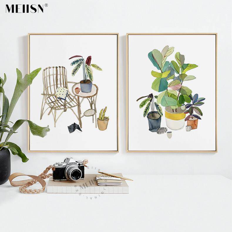 盆植 北欧客厅装饰画沙发背景墙现代简约卧室挂画床头画餐厅壁画,家居饰品,现代装饰画,淘宝优惠券,粉丝福利购,淘宝优惠卷