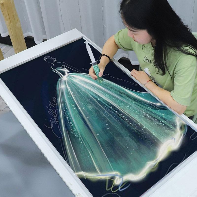 5D钻石画2024新款满钻客厅婚纱结婚水晶十字绣点贴钻砖石手工diy