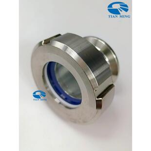 304/316L快装活接视镜卡箍式 圆螺纹人孔内视玻璃观察窗不锈钢