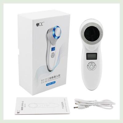 家用脸部导入仪冰敷冷热美容仪器充电款冰锤热敷面部收毛孔美肤仪