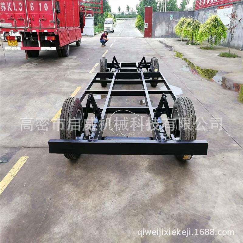 框架拖车观光设备底盘运输车叉车牵引拖车观光设备底盘厂家供应