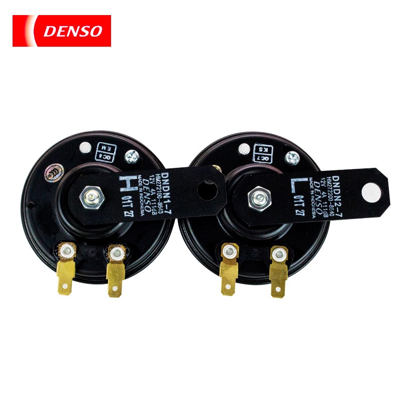 电装盆型喇叭适配汽车摩托车防水鸣笛喇叭继电器高低音超响丰田音