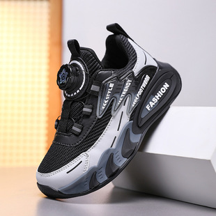 KEEN DA科恩达男女童鞋新款春秋儿童篮球鞋子男孩皮面运动跑步鞋