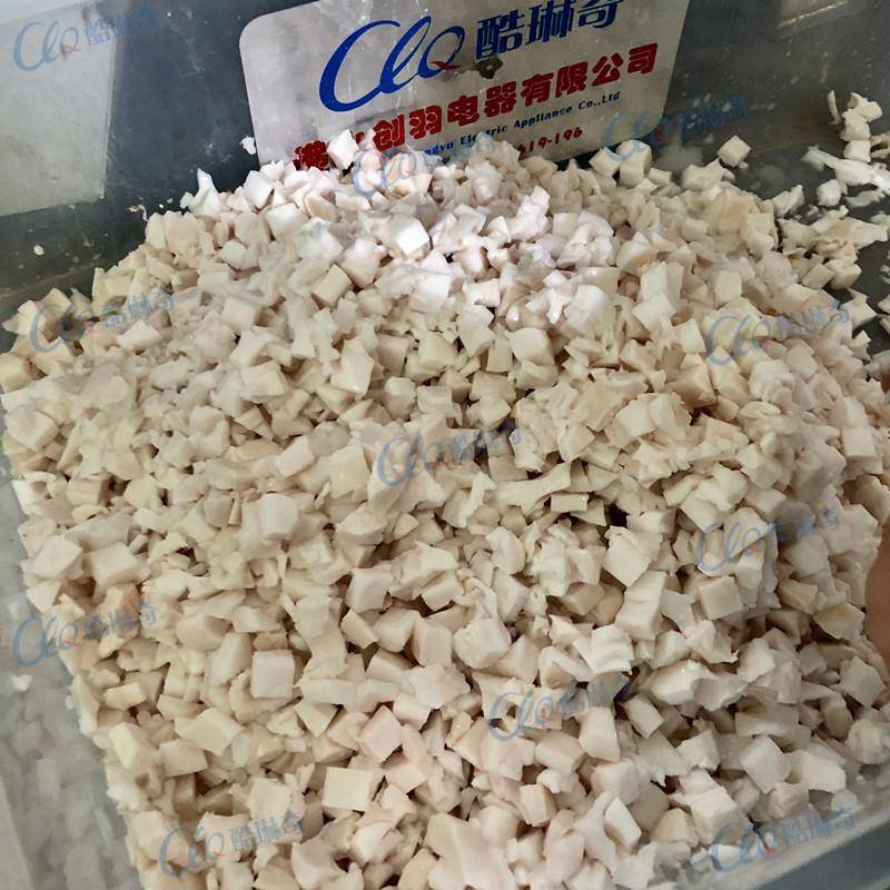 *海南奶茶椰肉切丁机嫩椰肉切粒机甜菜根球根茎刨粒机厂家直销