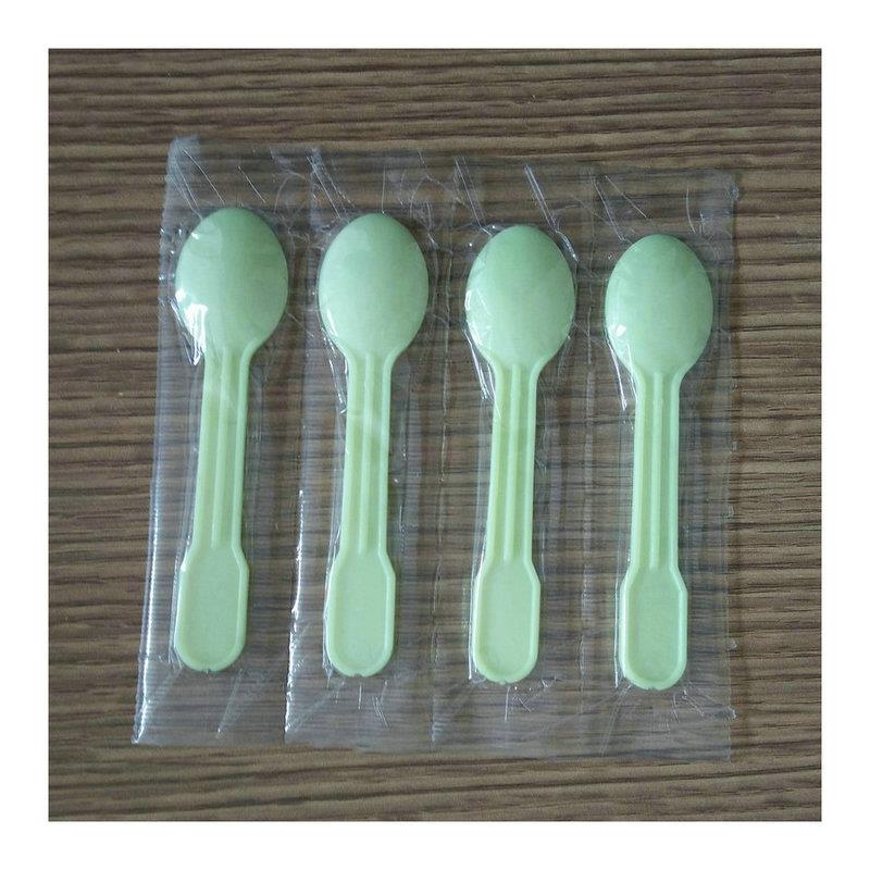 塑料小汤匙包装机一次性冰勺包装机平匙包装机单个汤匙包装机械