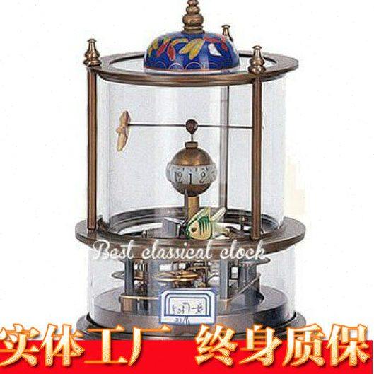 鱼缸钟表欧式个性创意钟表|机械座钟|电影道具装饰摆设|老式上弦,家居饰品,座钟,淘宝优惠券,粉丝福利购,淘宝优惠卷