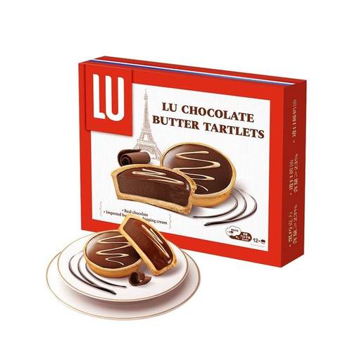 山姆会员超市代购 露怡 法式黑巧奶油甜品点心 372g巧克力黄油挞