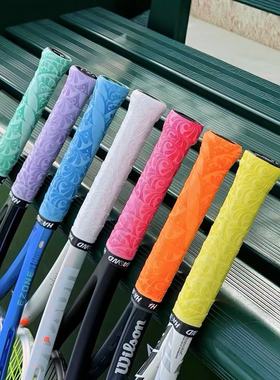 Handstudio网球拍手胶羽毛球壁球忍冬纹手胶吸汗粘性防滑手胶