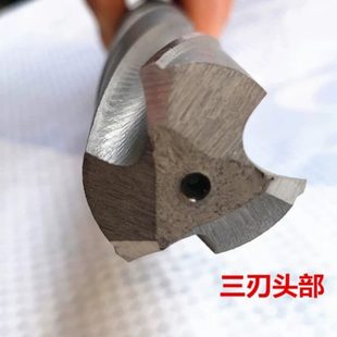 锥柄三刃扩孔钻超硬不锈钢多刃平头铰孔扩大扩孔钻头12