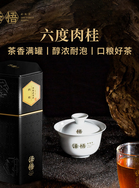 泽悟-六度系列 肉桂100g 武夷岩茶中火炭焙特级茶叶礼盒送礼优选