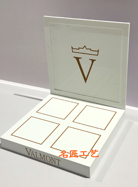 法尔曼化妆品展示架护肤品摆放台桌面菲洛嘉护肤品小展架带灯展架