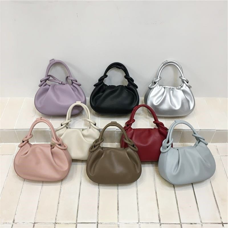 小脏柜 法式高级感褶皱手拎云朵包可爱少女感百搭单肩斜挎小包包,箱包皮具/热销女包/男包,通用款女包,淘宝优惠券,粉丝福利购,淘宝优惠卷