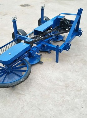 果园用避让式割草机果林茶树除草打草四轮拖拉机带多盘树空避障式