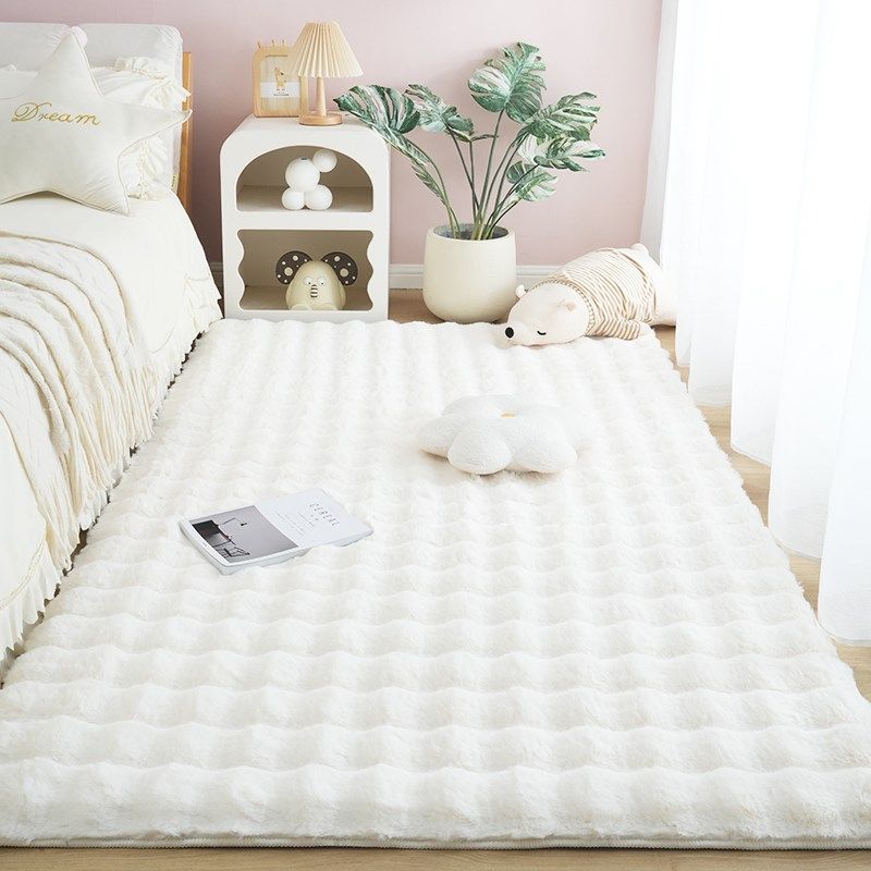 地毯女孩卧室ins风主卧床边垫加厚毛绒地垫房间全铺床前床下脚垫,居家布艺,床边毯,淘宝优惠券,粉丝福利购,淘宝优惠卷