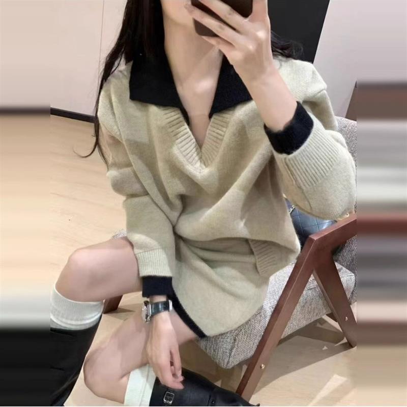 针织毛衣连衣裙子女秋冬季