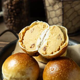 杏柠果新薄皮焦糖奶酥碱水面包手作欧包早餐下午茶点心健康代餐