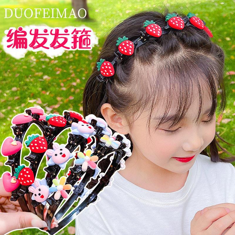 卡通发箍发卡宝宝压发头箍编发发夹子女童可爱头窟发饰头饰