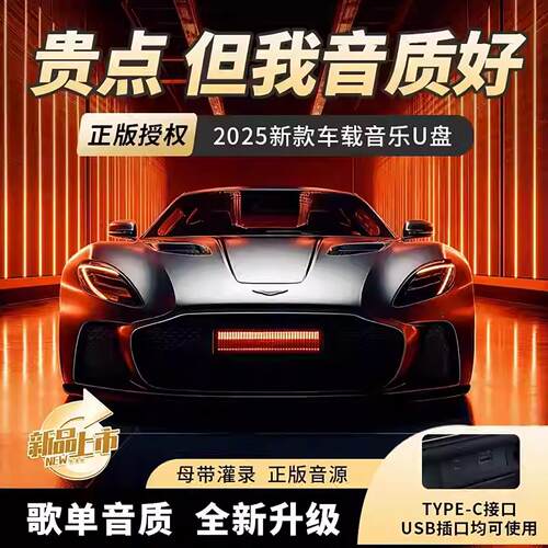 阿张推荐车载U盘东集汽车柏林之音HiFi无失真音质音乐USB随身碟黑